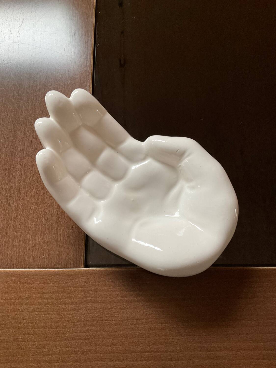 Vintage handmade ceramic pocket empty 70s