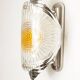 Rare Murano chrome sheet wall light 1960