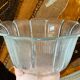 Saladier en verre vintage