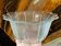 Vintage glass salad bowl