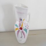 Large ceramic pitcher vase from the 60s/70s