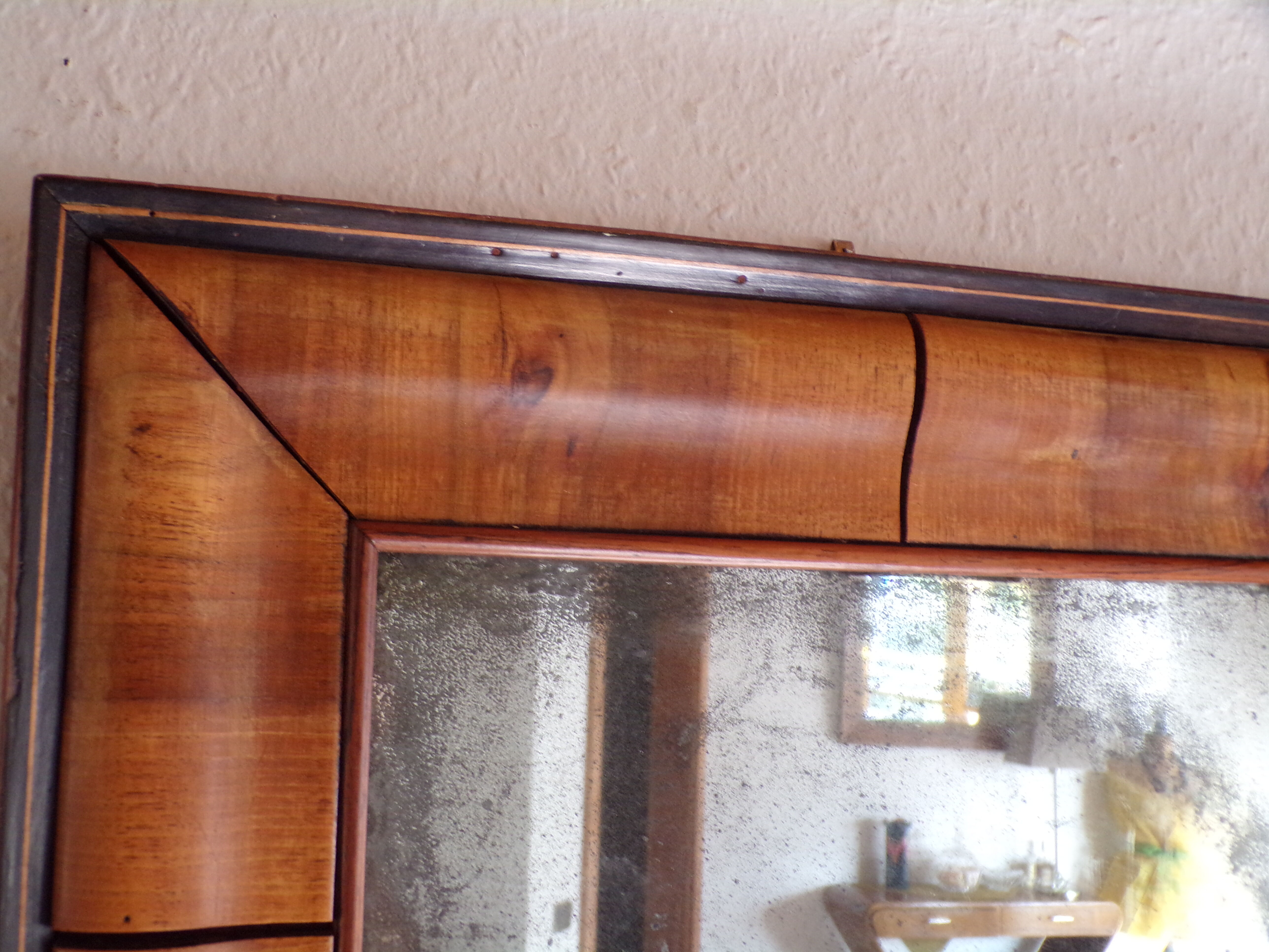 Mirror art deco in Walnut