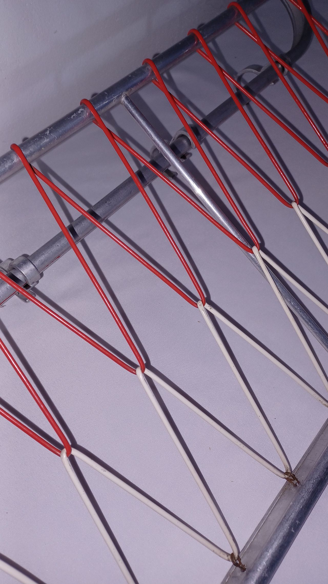 Wall coat rack aluminum 1970