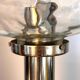 glass table lamp by Kombinat veb leuchtenbau - 1960s