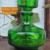 Vintage green carafe