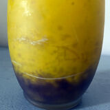 Vase en pâte de verre par Delatte
