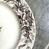 HB&Cie round dish in iron earth