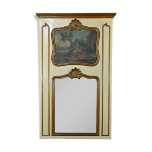 Miroir Trumeau en Bois - style louis fin