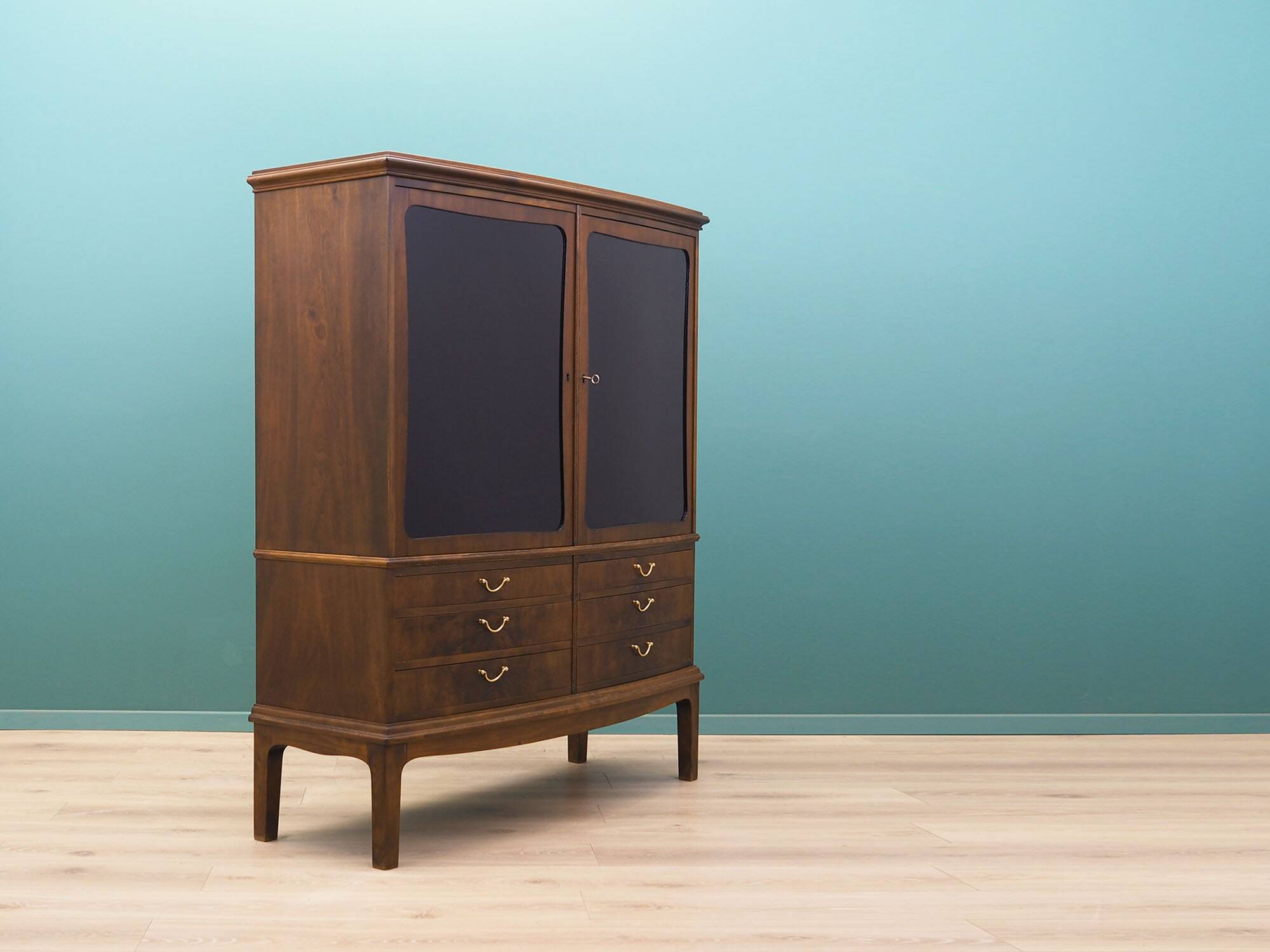 Walnut cupboard, Danish design, 1960s, production: Denmark