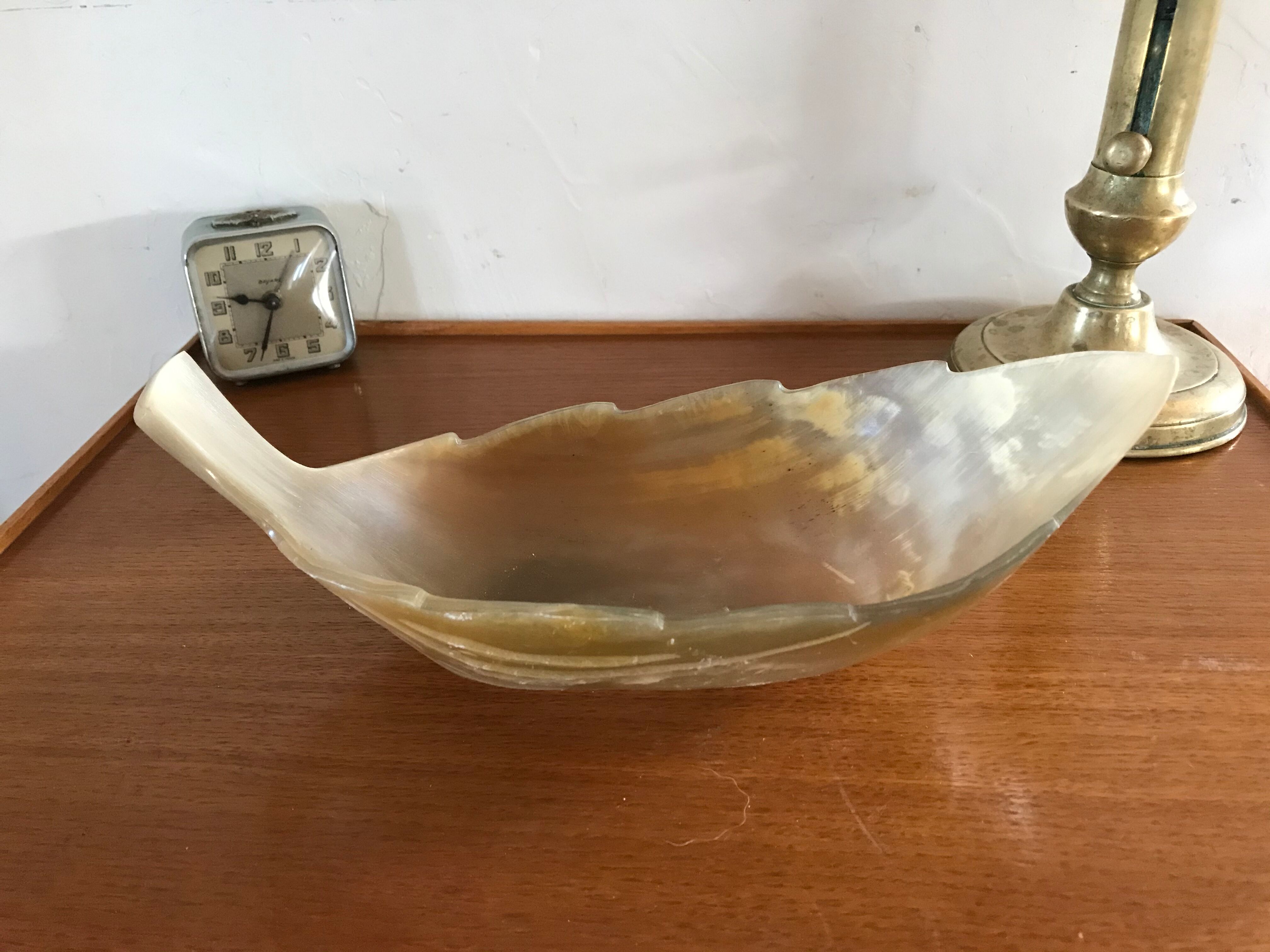 Horn trinket bowl