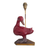 Duck lamp foot faiënce and brass