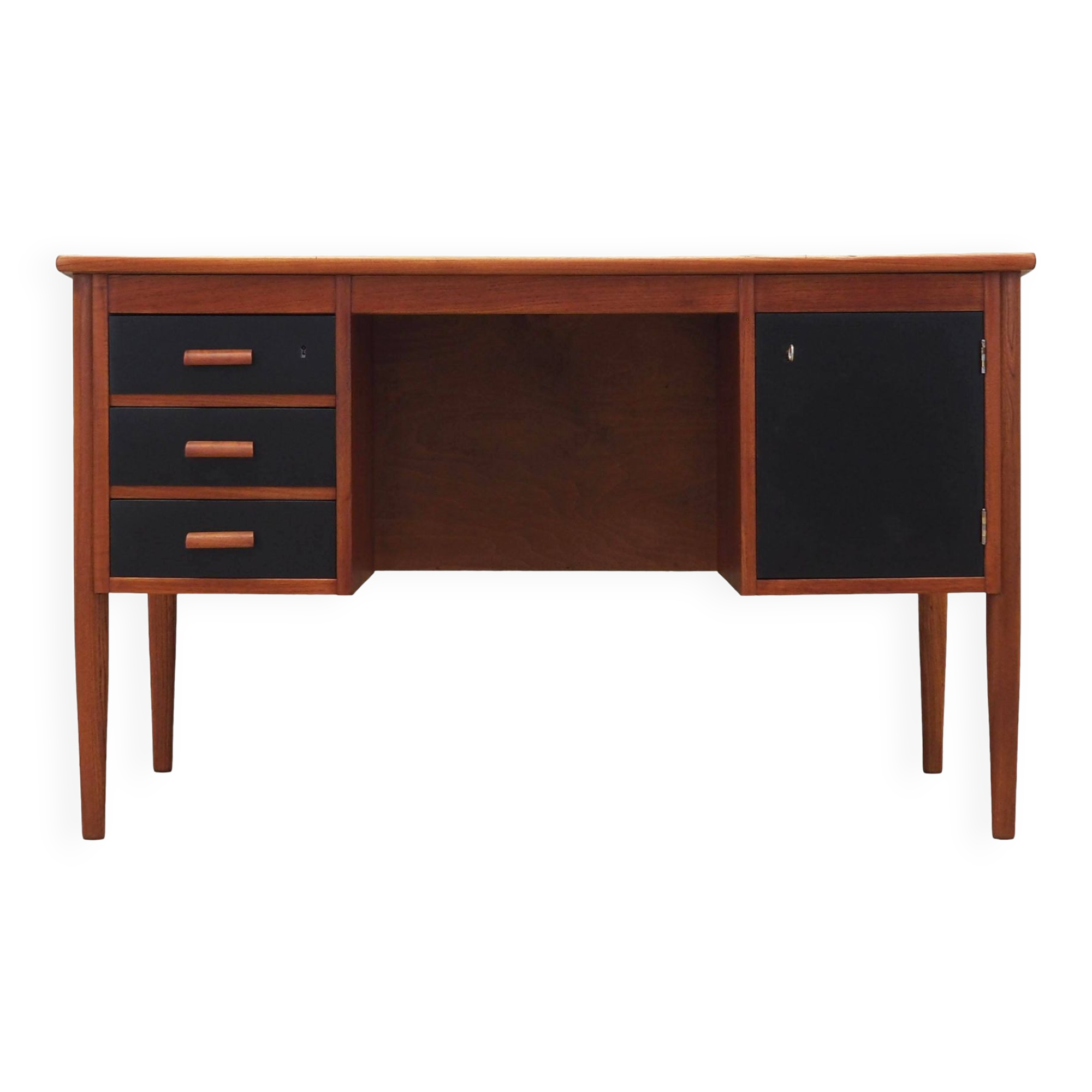 Teak desk, Danish design, 1970s, made in Denmark