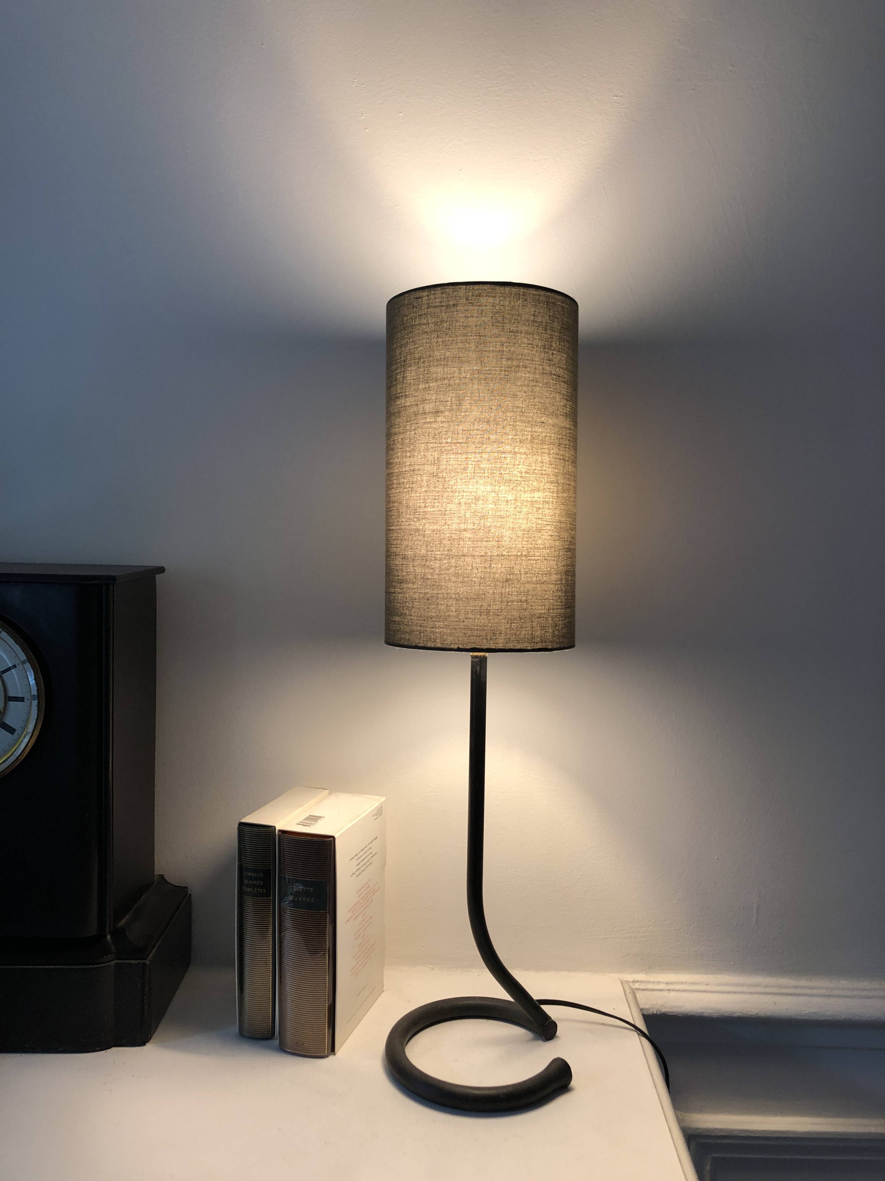 Lampe en fer forgé des années 50 - 60