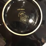 Decorative Longwy enamel plate