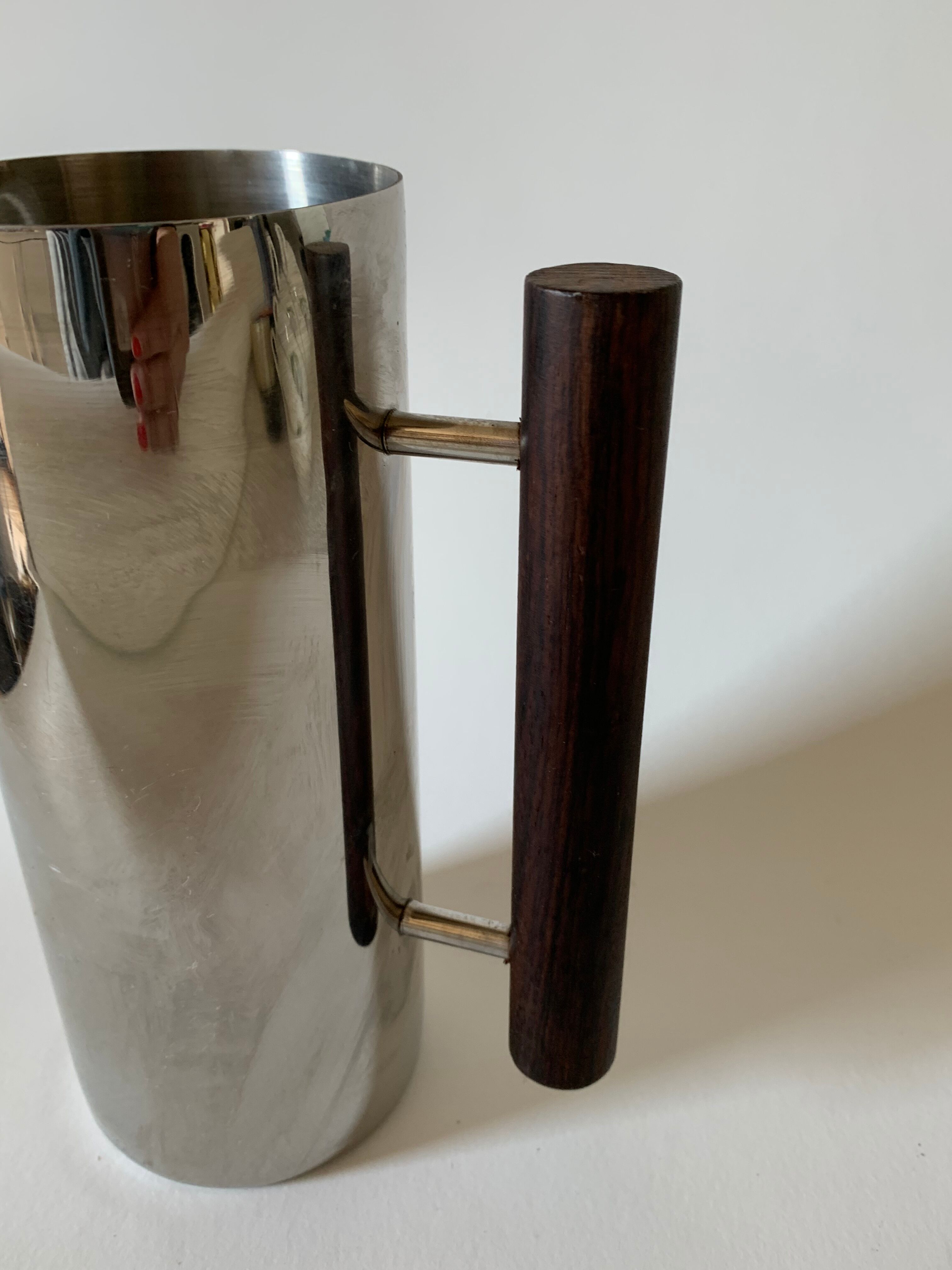 Vintage stainless steel pitcher