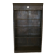 Industrial zipper cabinet in black metal