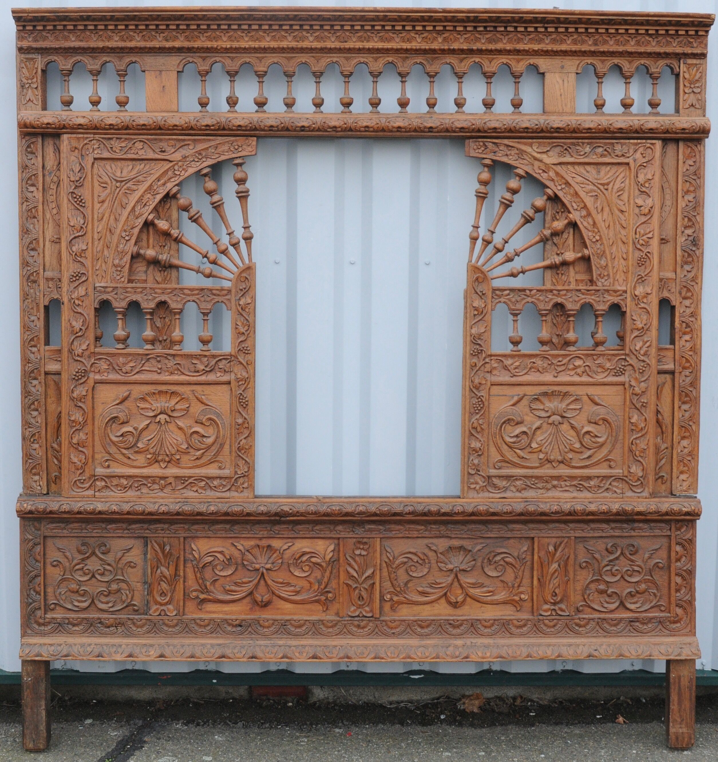 Wooden facade
