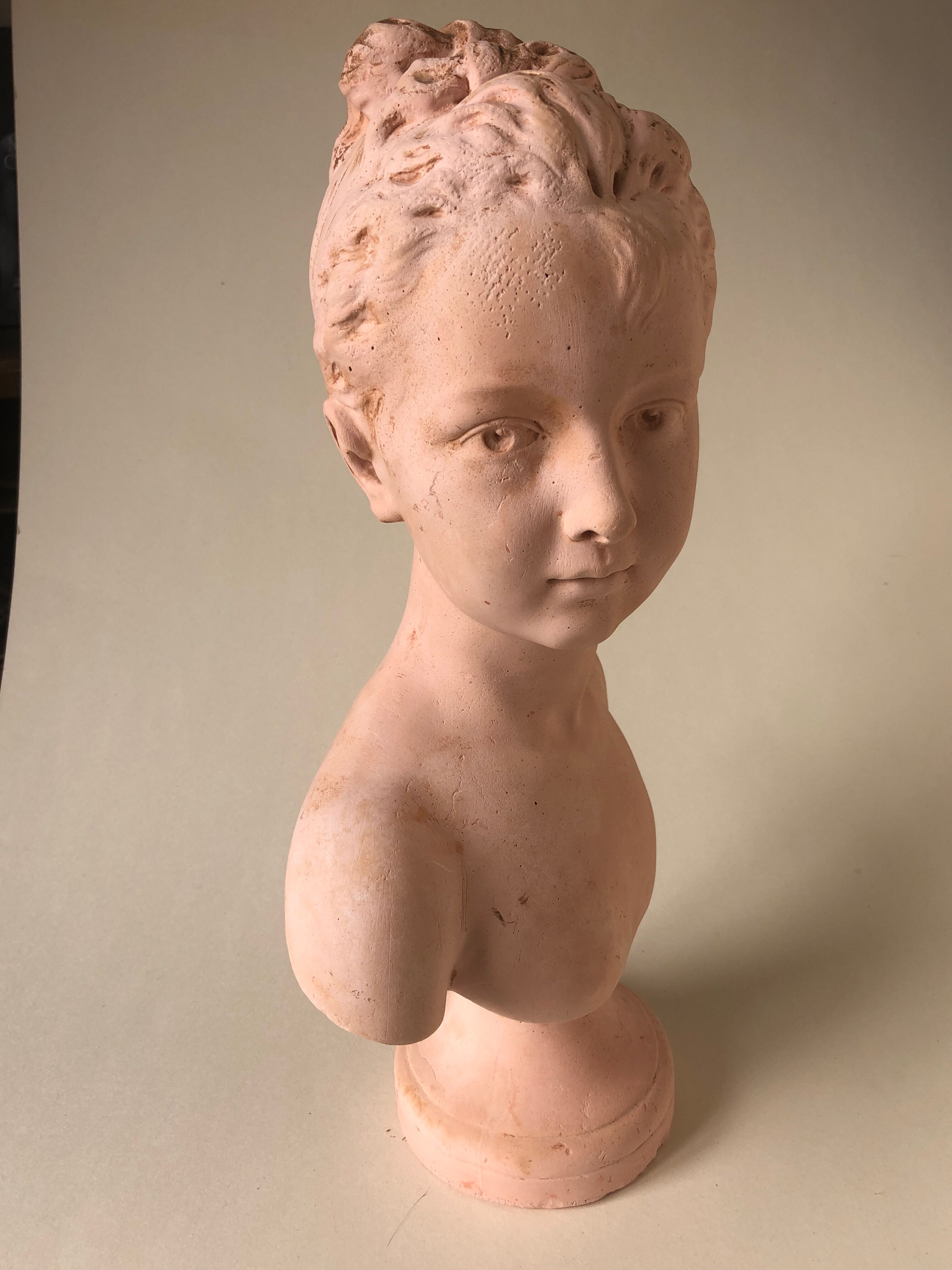 Plaster bust