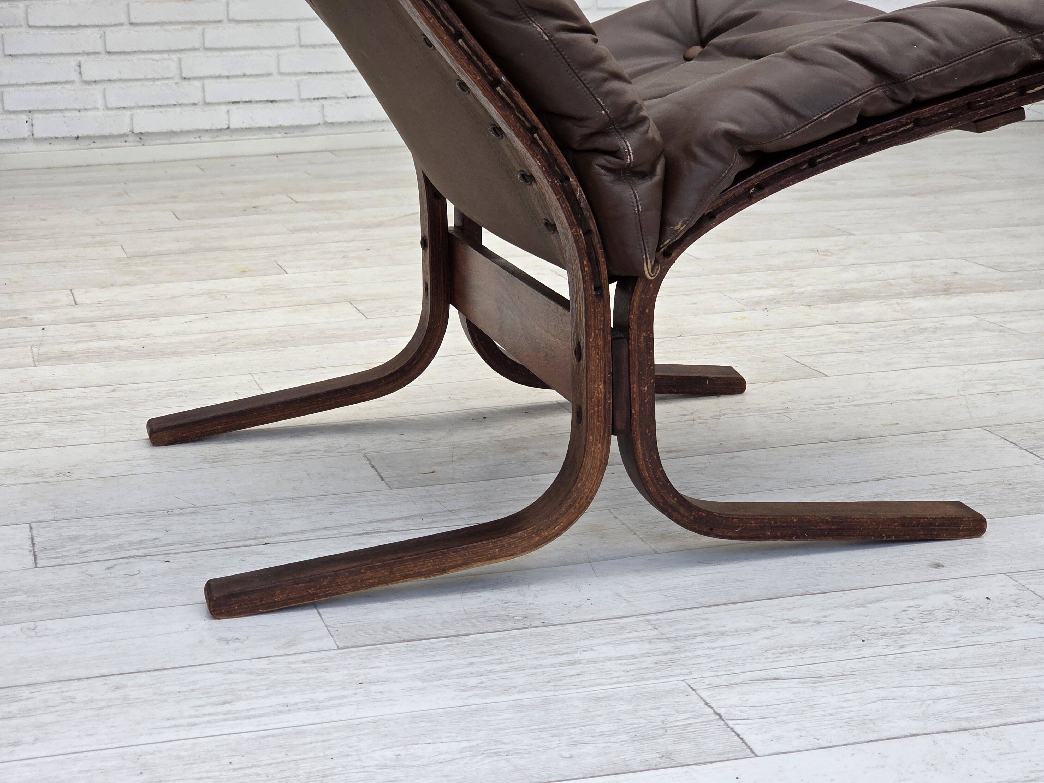 1970s, Norwegian design by Ingmar Relling, model "Siesta" for Westnofa.