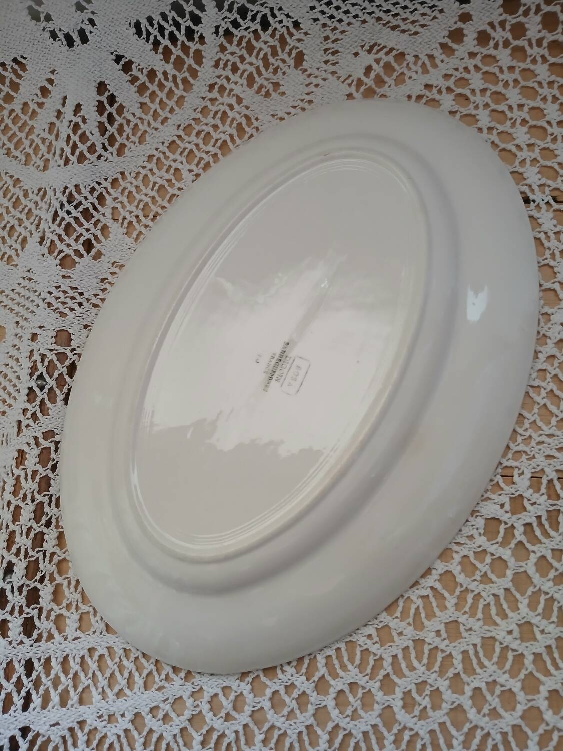 Old Digoin and Sarreguemines dish