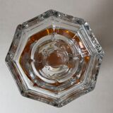 Glass candle holder
