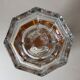 Glass candle holder