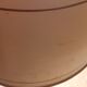 3-branched lampshade lamp sheet gilded bronze pietement