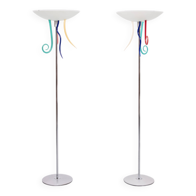 Paire de lampadaires Artemide Efesto par Andrea Anastasio Italie