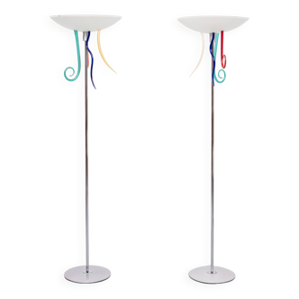 Pair Artemide Floor Lamps Efesto By Andrea Anastasio Italy