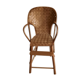 Children's rattan high chair