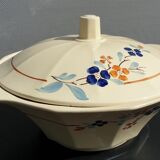 Vegetable, soup bowl, art deco salad bowl sarreguemines