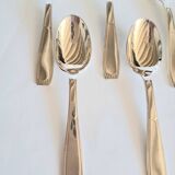 12 small mocha spoons. Christofle Paris.