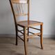 Vintage 1950s Bistro Chair in Beech