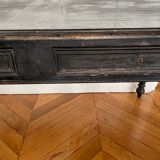 Antique Napoleon desk in blackened wood