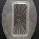 Applique murale en verre blanc opaque de style Art déco, France années 1970