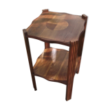 Gueridon Art Deco in fruit wood and mahogany