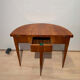 Biedermeier demi-lune fold-out table, cherry veneer, south germany, circa 1820
