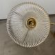Old vintage brass accordion lamp