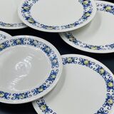 Set of 9 vintage Cadiz plates – Villeroy & Boch – 1960s–1970s