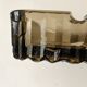 Vintage holophane glass ashtray France, 1970