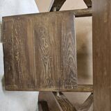 Set of 6 folding teak cinema chairs