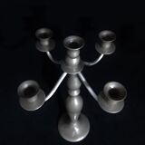 Metal candelabras with five arms