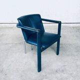 Leather Cachucha Dining Chairs by Hugo De Ruiter for Leolux, 1990s, Set of 4