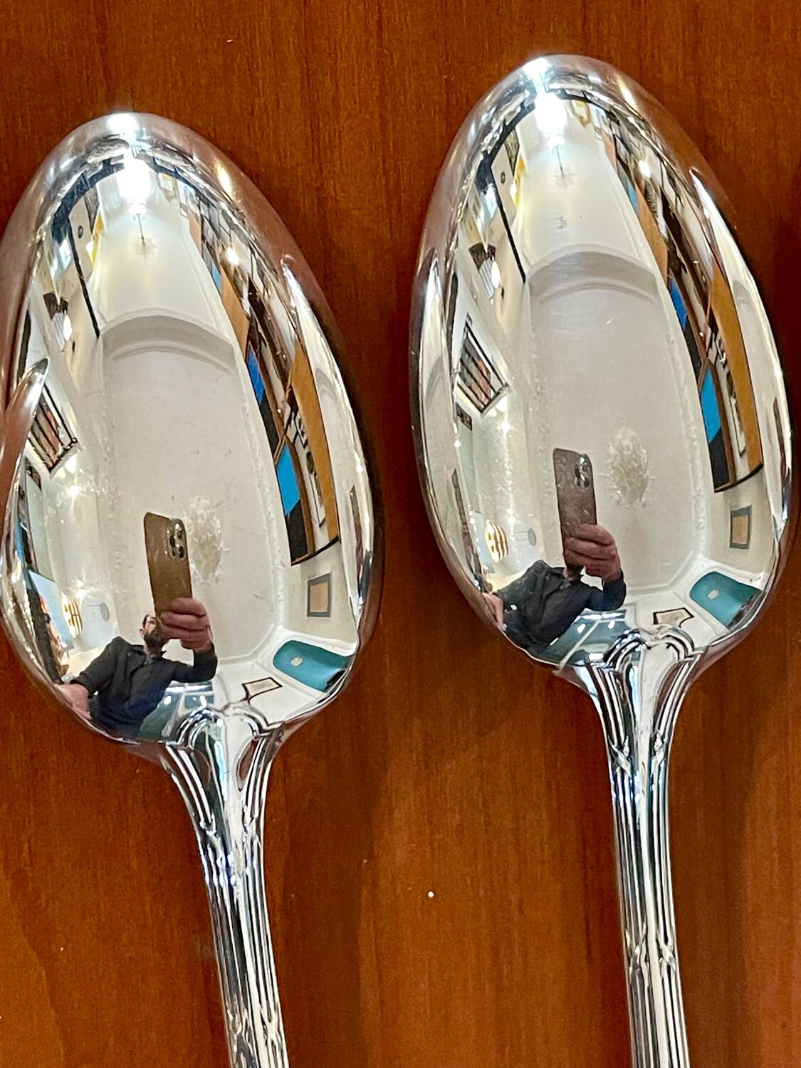 Christofle crossed ribbons, cutlery set for 6 people in new condition, 24 pieces.