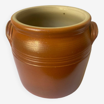 Stoneware grease pot