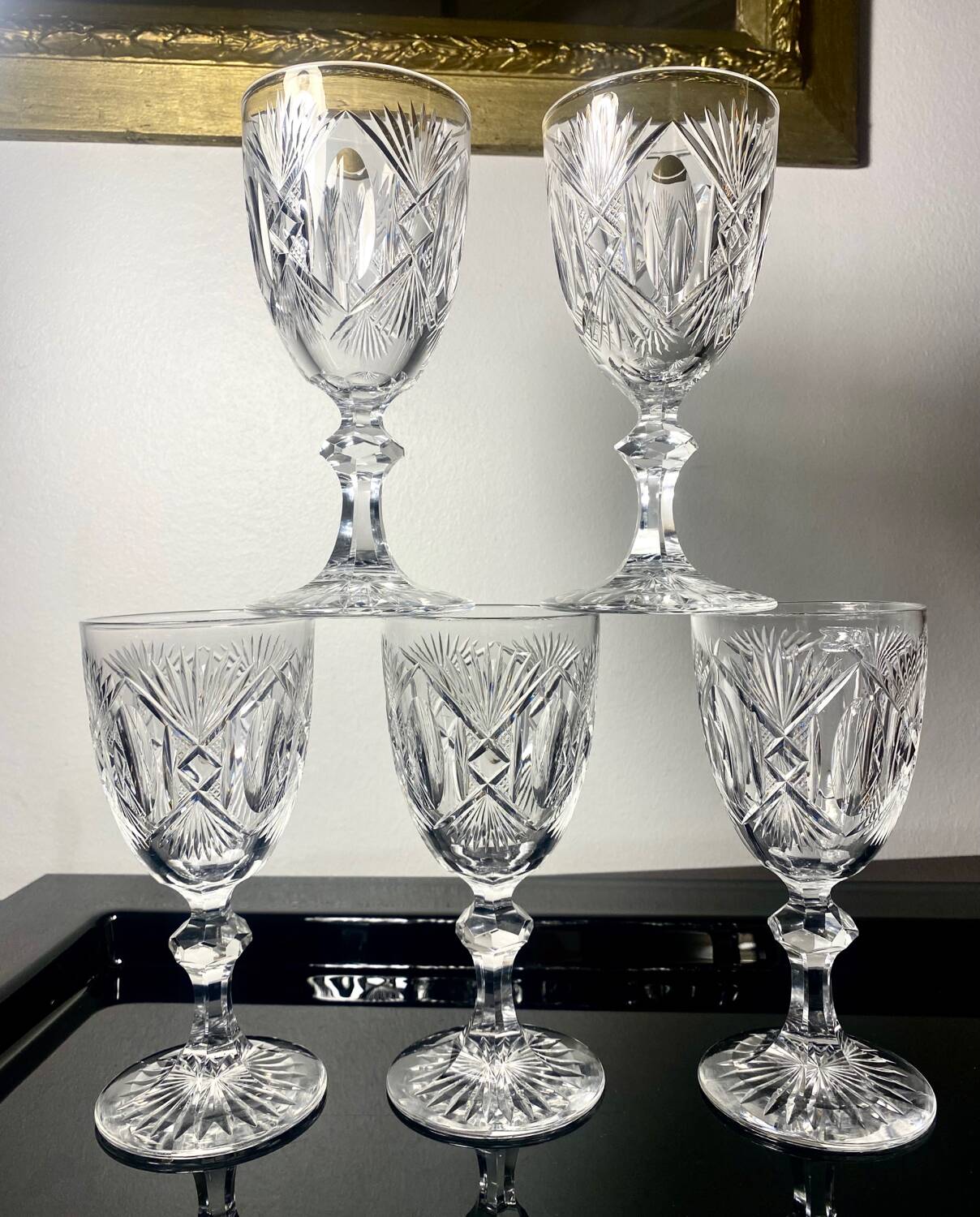 Verre à eau Le Creusot  / Voneche 19eme ciecle