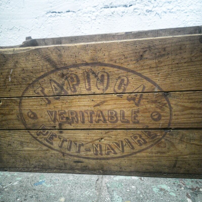 Caisse en bois Petit Navire
