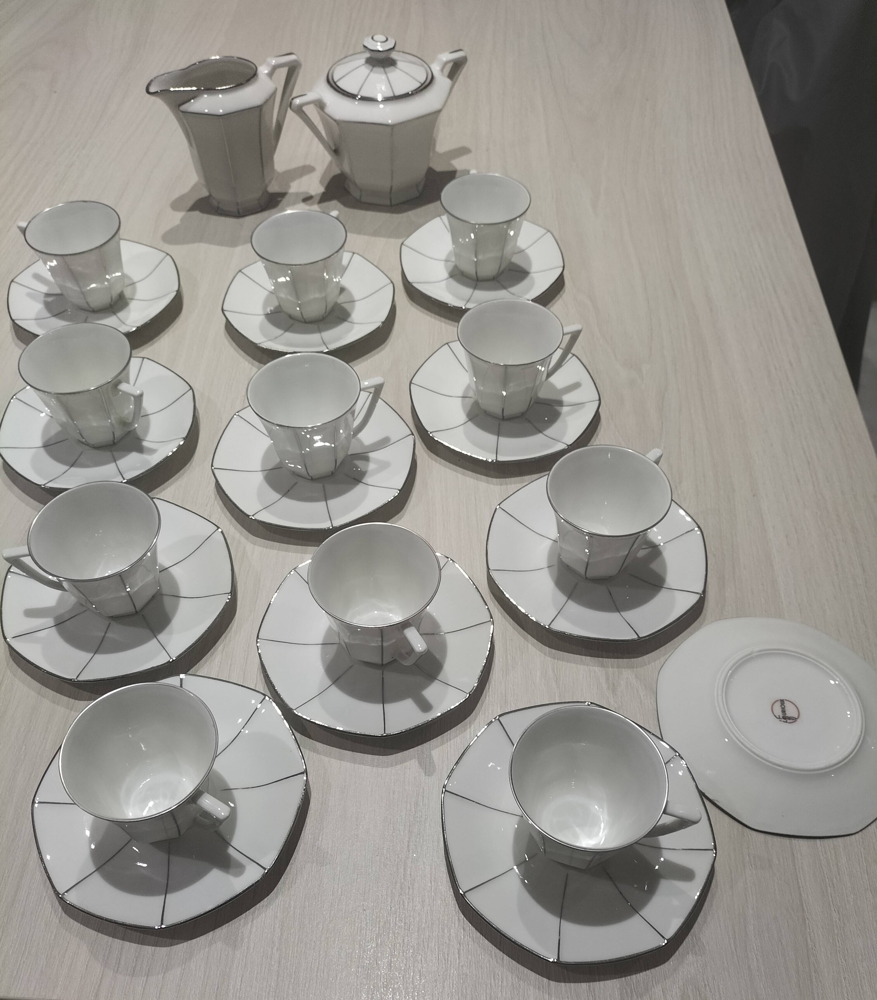 Art Deco coffee service Lourioux Foecy