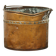 Antique worn Wabi Sabi red copper bucket