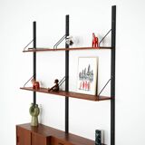Teak shelving unit, Danish design, 1960s, production: Denmark